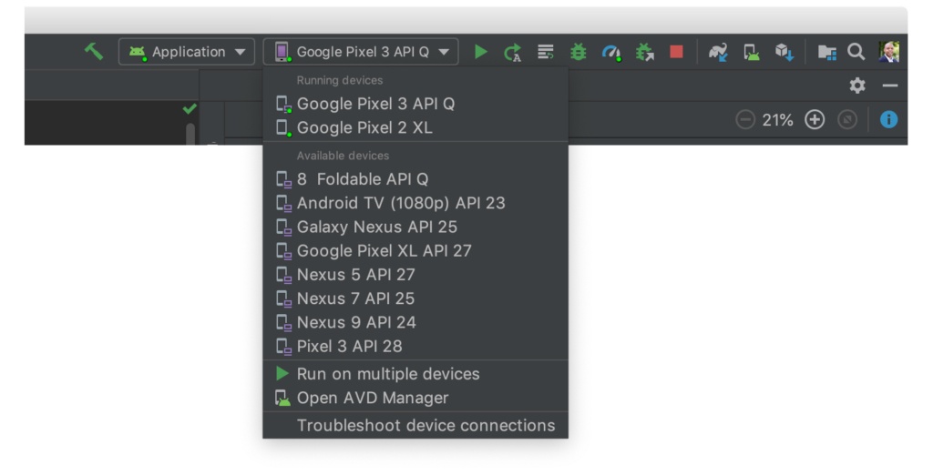 android studio debug collecting data