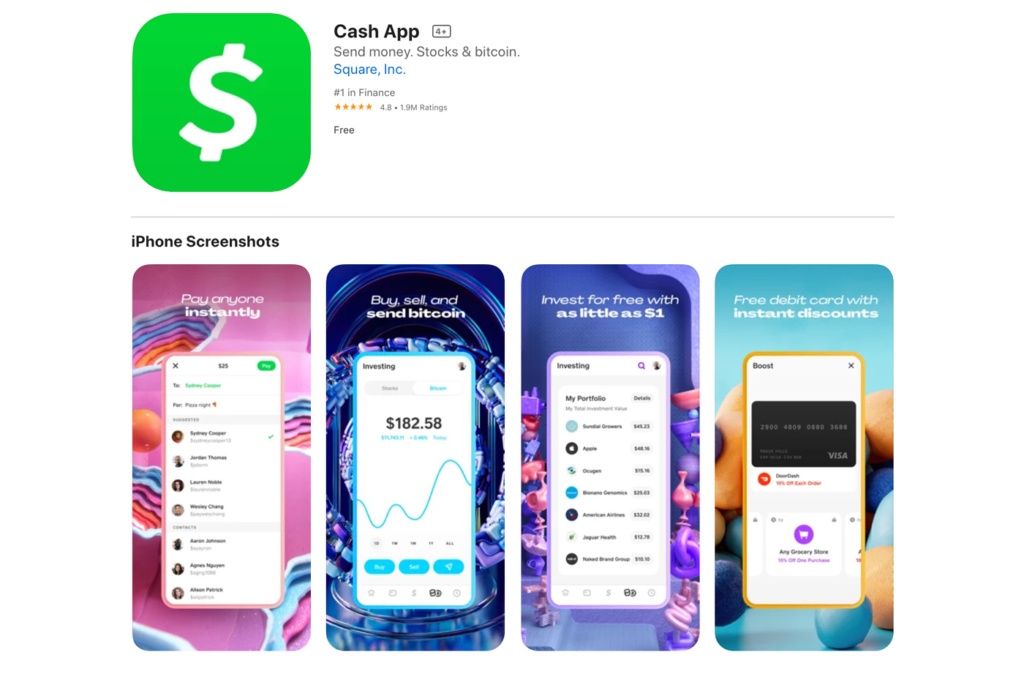 Mobile App Review Cash App—Banking, Money Transfer, and Investing